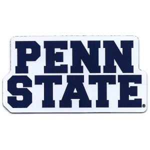 auto magnet Penn State in block letters
